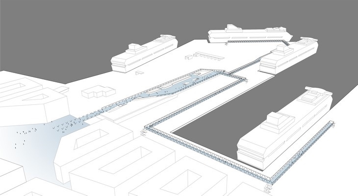 Archisearch - Diagram Flows / C.F. Møller / Värtaterminalen, Ferry Terminal, Stockholm